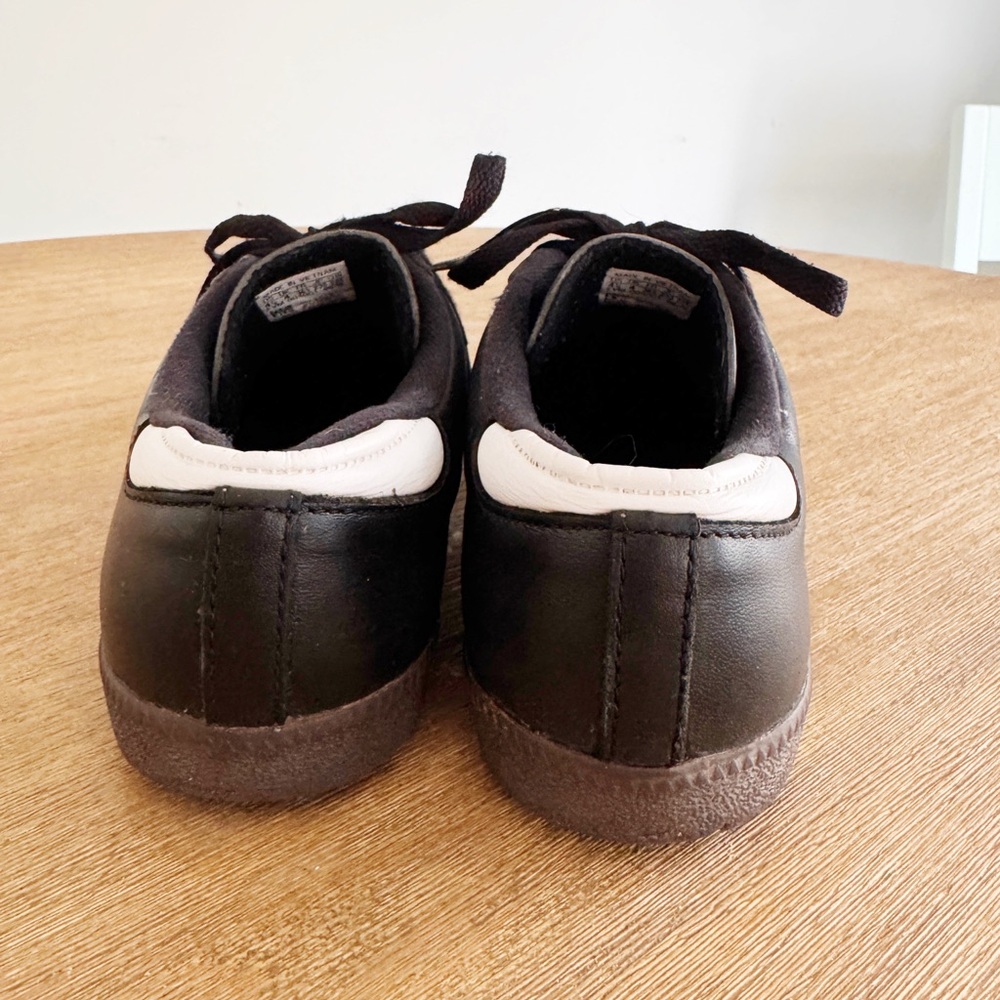 Adidas Samba Black & White Classic Sneakers 4.5 Youth - Picture 6 of 8